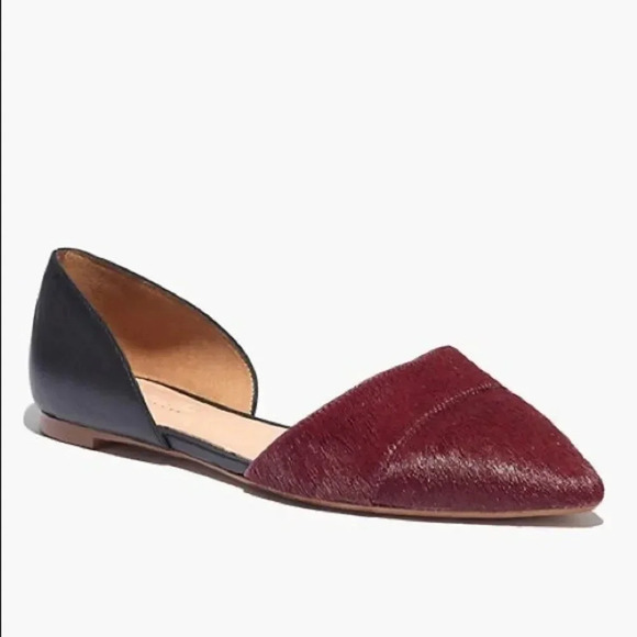 Madewell D’orsay In Calf Hair Flats - Picture 1 of 9